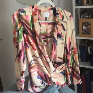 Anthropologie HD in Paris blouse top size 04